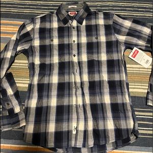 Wrangler plaid Western Shirt New with Tags